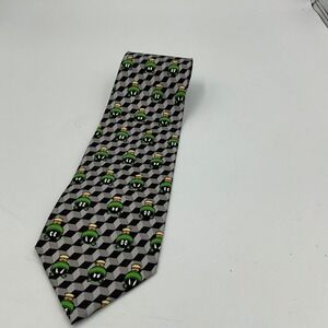 Warner Bros Studio Store Marvin the Martian Silk Tie